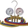 Set baterie manometre 60MM CL1,6 R134A-R22-R12-R404A+3 Furtune 90CM-MC33636MR