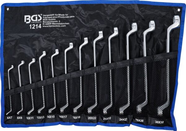 BGS SET Chei inelare duble cotite 6-32 MM-BGS-1214