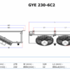 Vaporizator unghiular GUNAY GYE 230-6C2 - 2 ventilatoare 300B incluse
