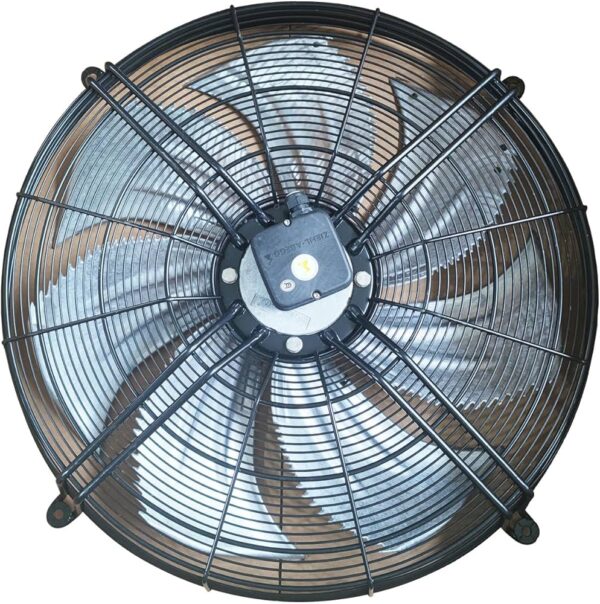 Ventilator axial cu grilă Ziehl-Abegg FN 071-SDK.6F.V7P1 – 400V, Aspirație, 2 trepte putere