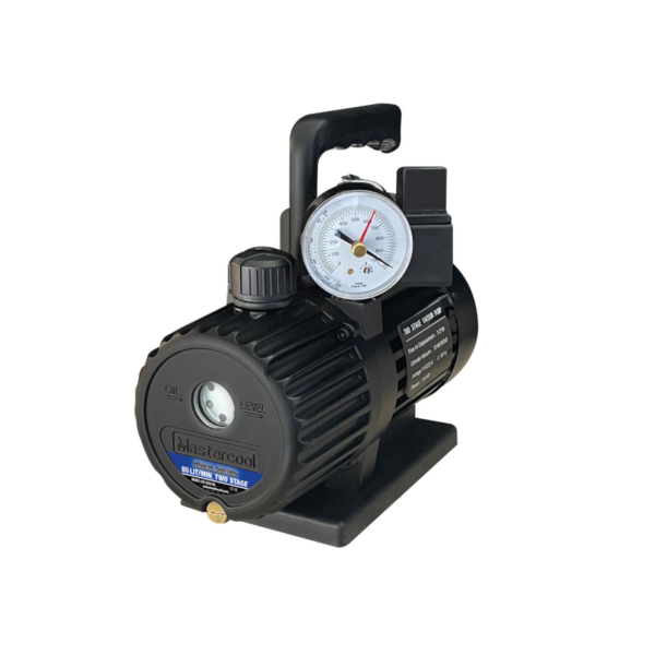 pompa-vid-mastercool-cu-electroventil-si-vacuumetru-70-lmin-15-microni Pompa vid Mastercool cu electroventil si vacuumetru, 283 l/min, 15 microni