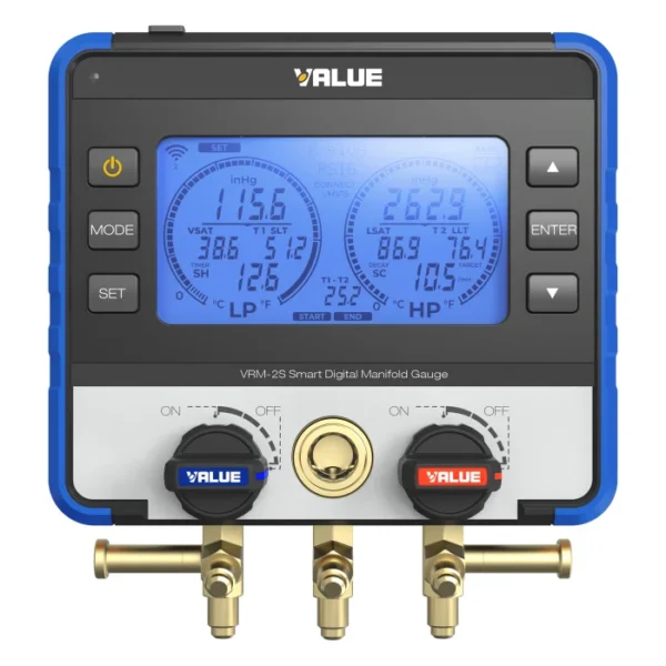 Baterie Manometre VRM-2SV – Manometru Digital cu Bluetooth pentru HVAC